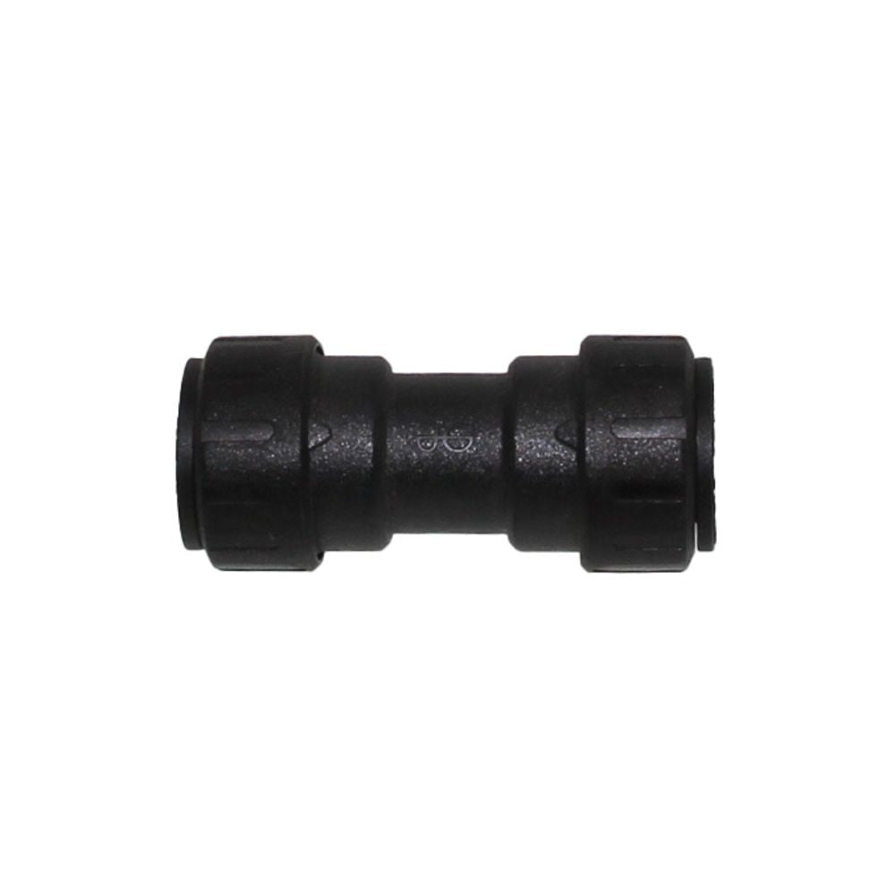 John Guest ProLock Black Reducing Coupler - 3/4 CTS x 1/2 CTS