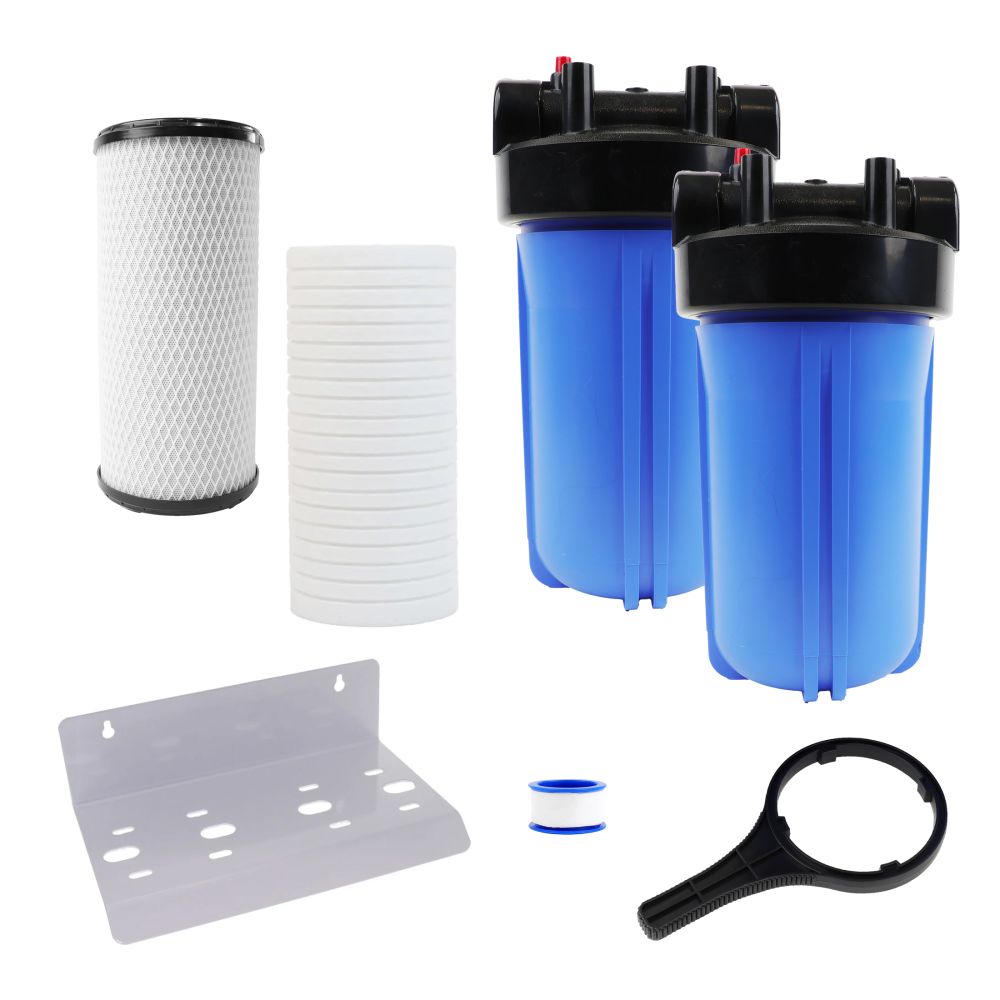 neoPure 10" BB Twin Series Filter Housing DIY 1" PR 5 mic