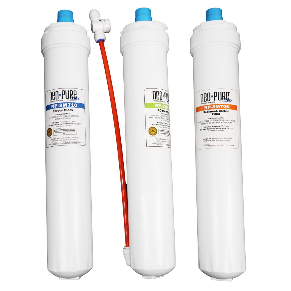 Neo-Pure NP-SQC3 SQC Compatible Replacement Water Filter Kit