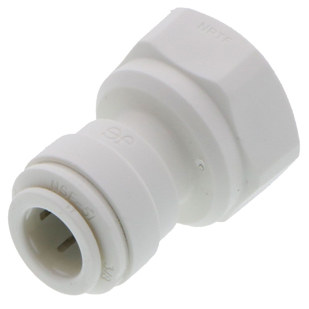 John Guest Female Adapter NPTF Polypro - 3/8 x 3/8 NPTF