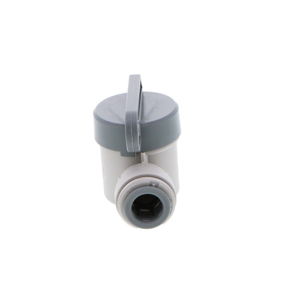 John Guest Shut-Off Valve-Acetal, Long Handle - 3/8 x 3/8