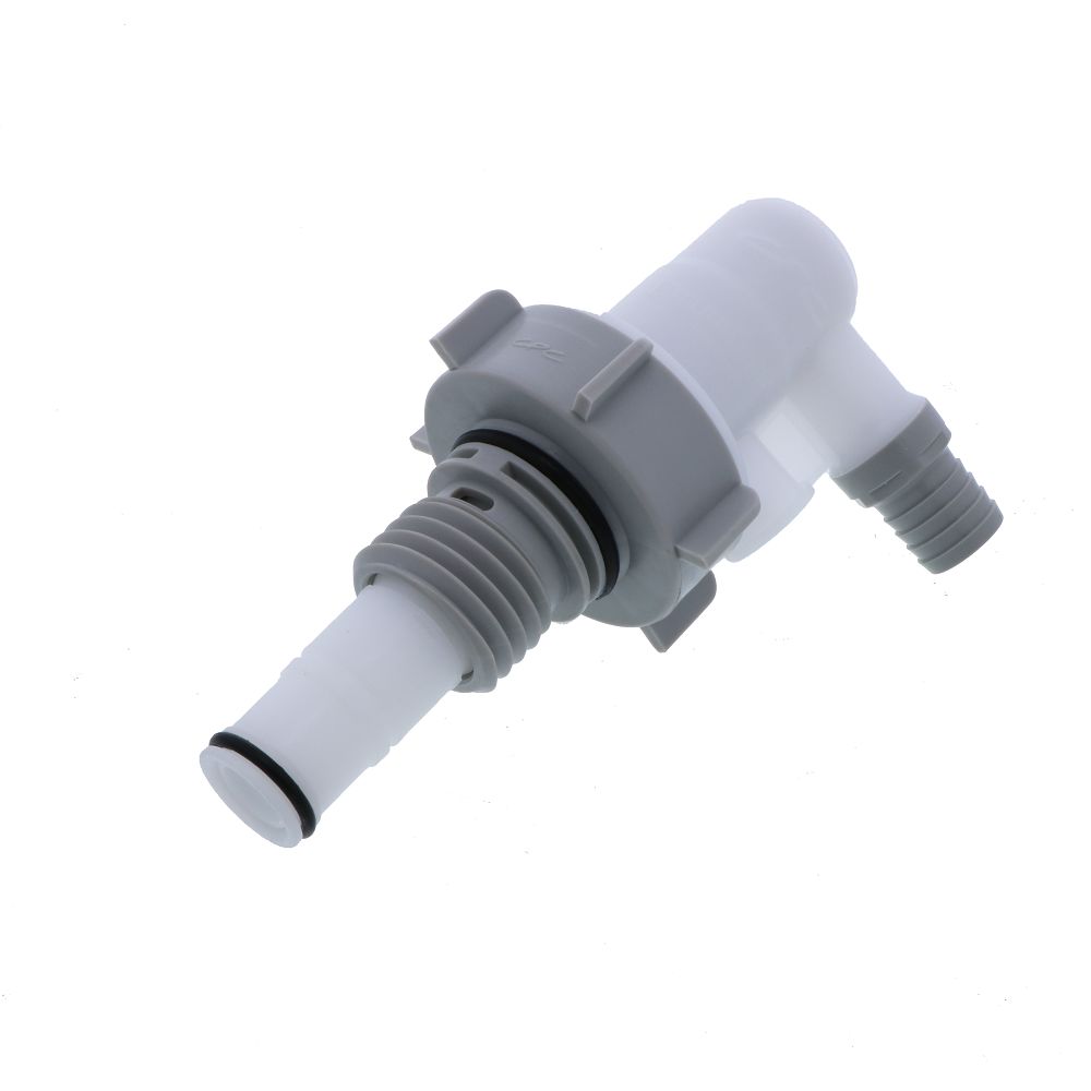 DrumQuik DQPRO120312 PRO Hose Barb Elbow Coupler EPDM O-Rings - 3/4"