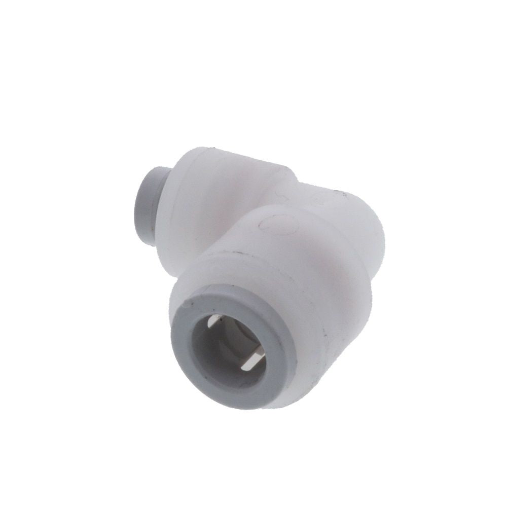 Kynar PVDF Male Elbow Swivel - 3/8 x 1/8 NPTF