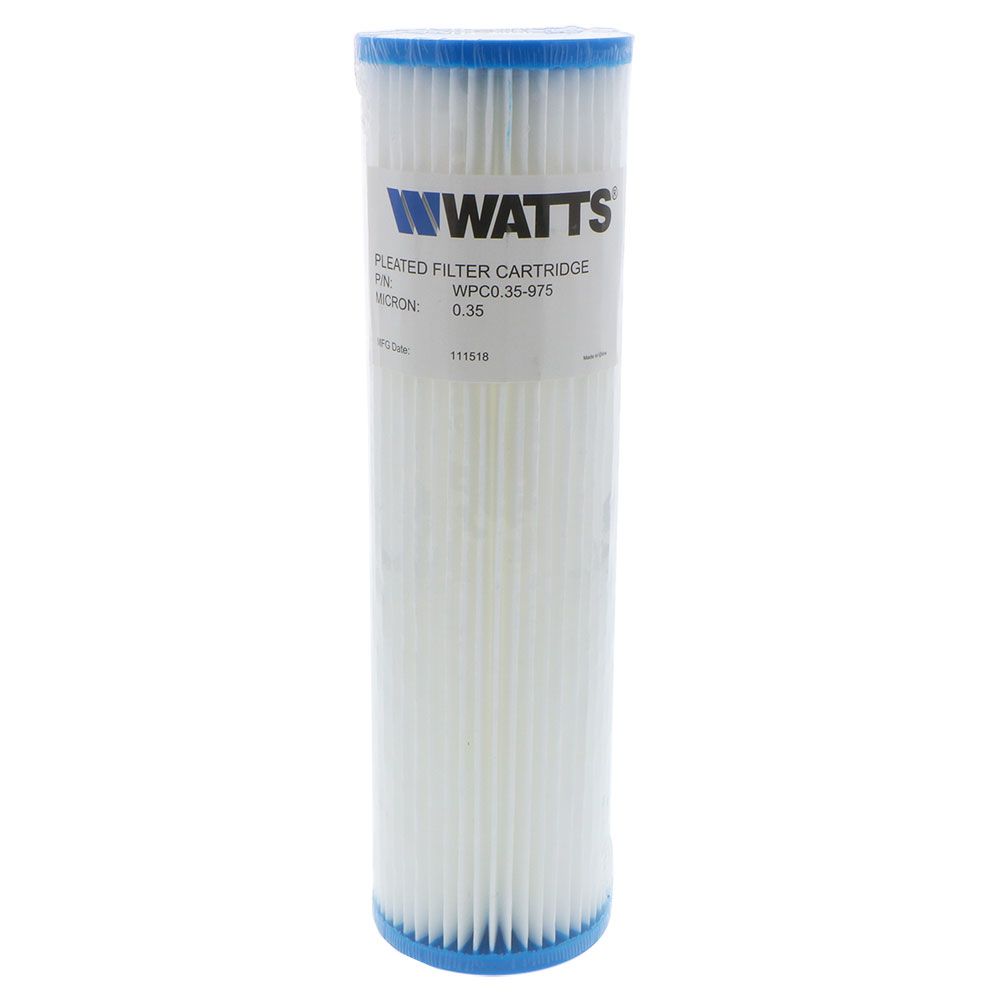 20" × 4-1/2" BB Watts Flow-Max Pleated - 5 Mic Filter