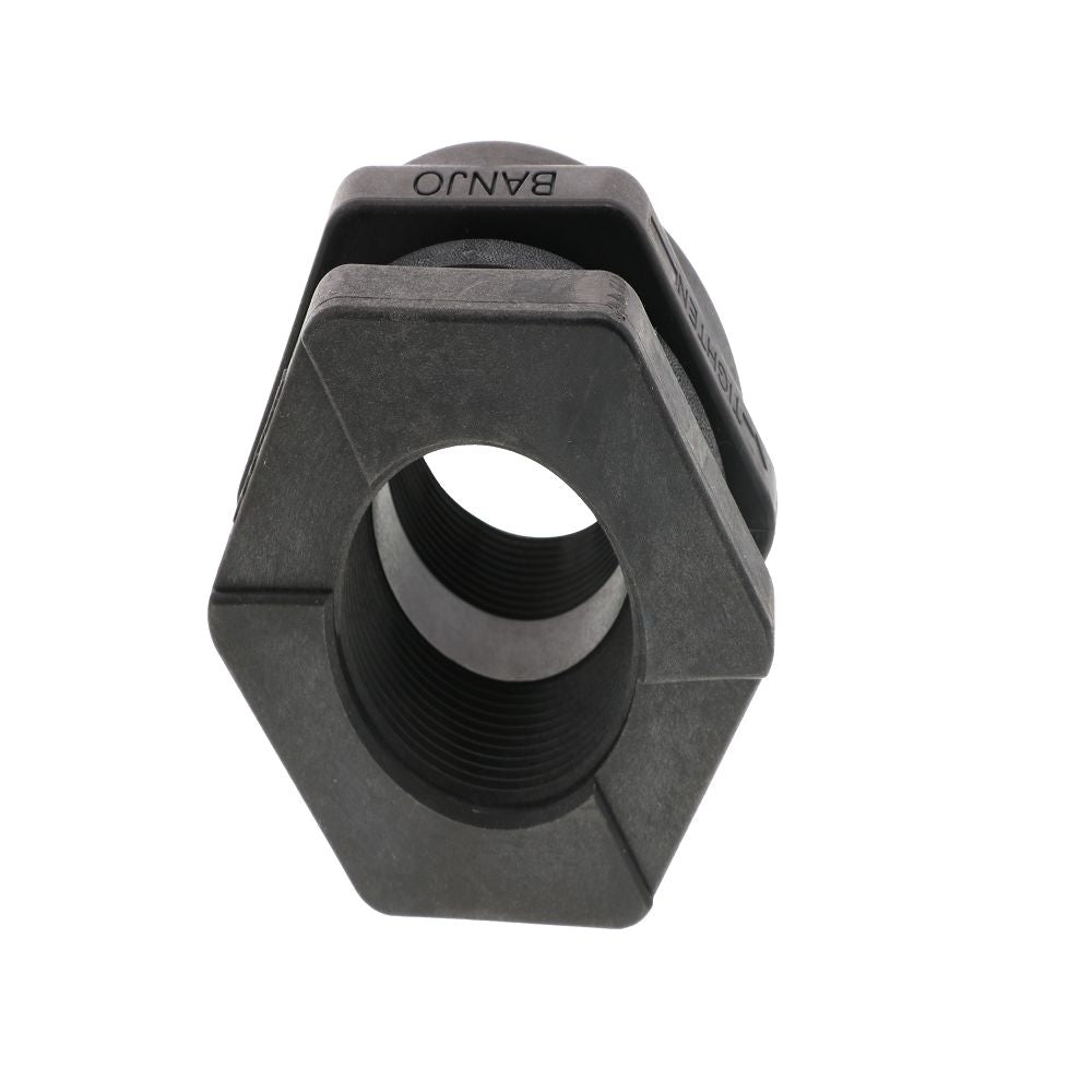 2.00" Polypropylene Bulkhead Tank Fitting with EPDM Gaskets