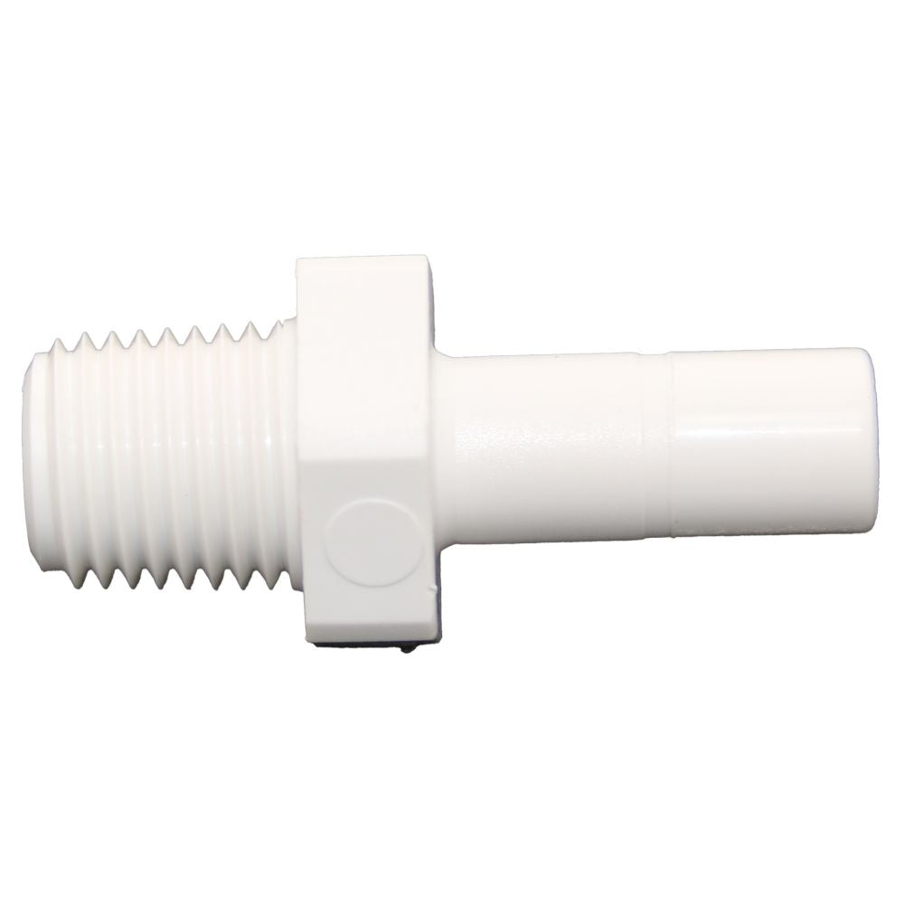 NeoFit - Polypropylene Natural White Stem Adapter 3/8" Stem x 1/4" NPTF