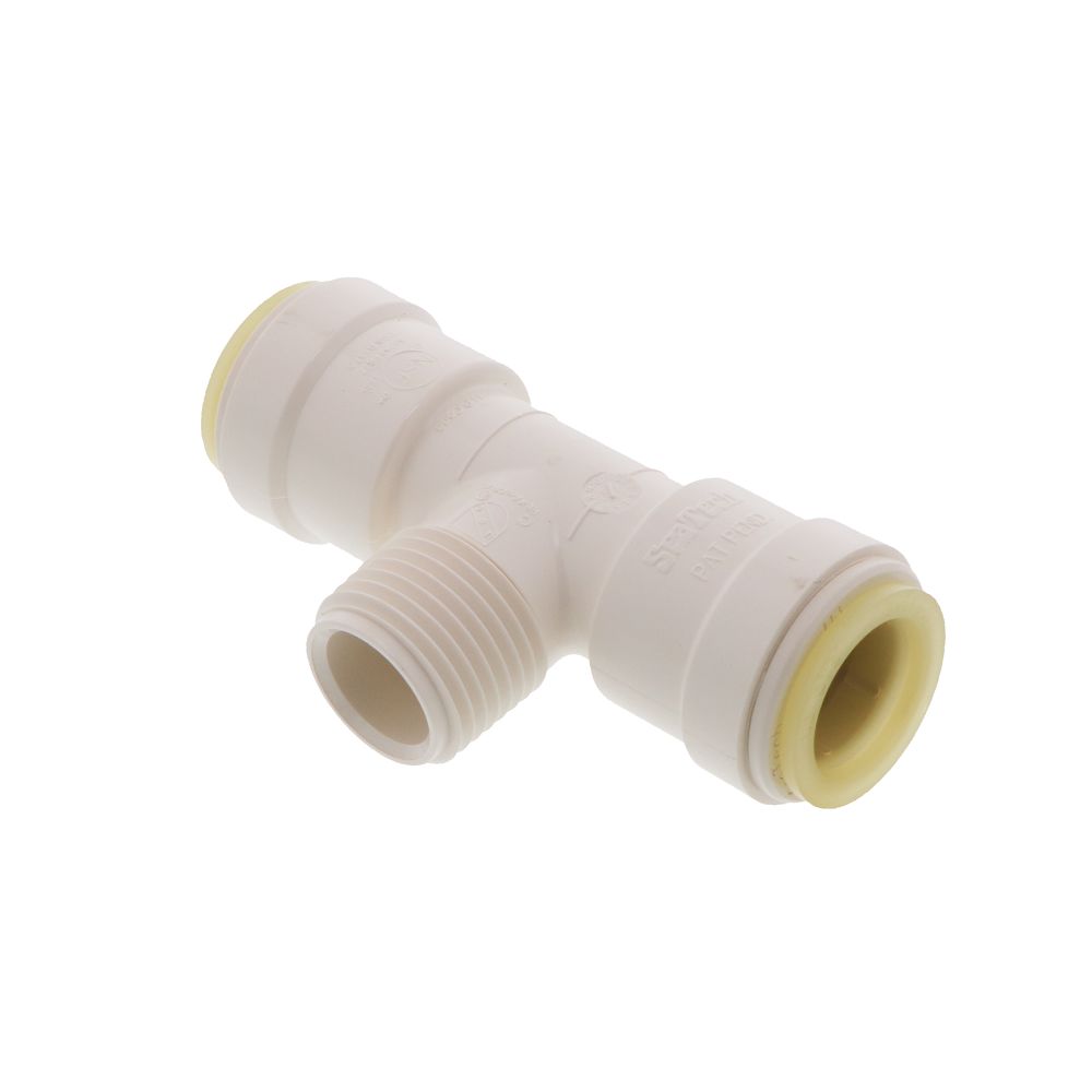 Watts AquaLock/SeaTech - Male Thread Tee - 1/2 CTS x 1/2 CTS x 1/2 NPT Branch