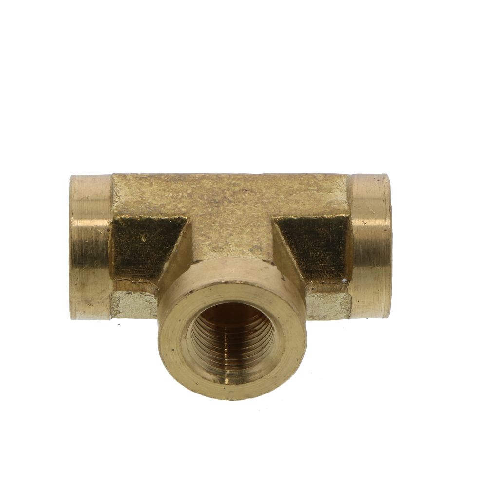Brass Female FNPTF Tee - 1/8 x 1/8 x 1/8