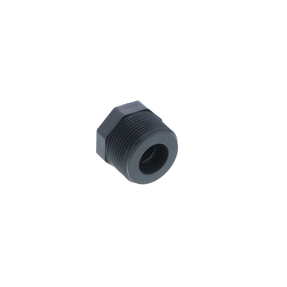 Schedule 80 PVC Bushing 1-1/4" MIP x 3/4" FIP