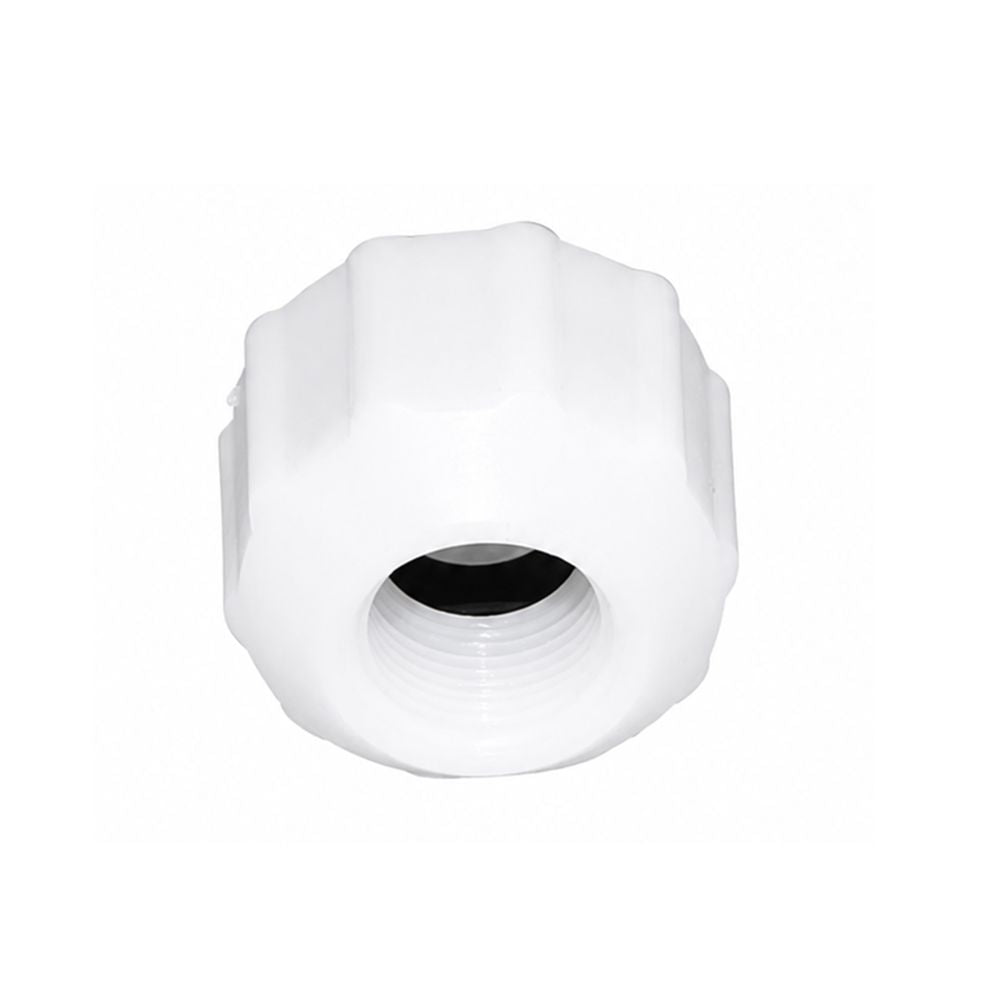 neoFit - Acetal Natural True White F/F Reducer 1/4" x 3/4" Thread BSPP