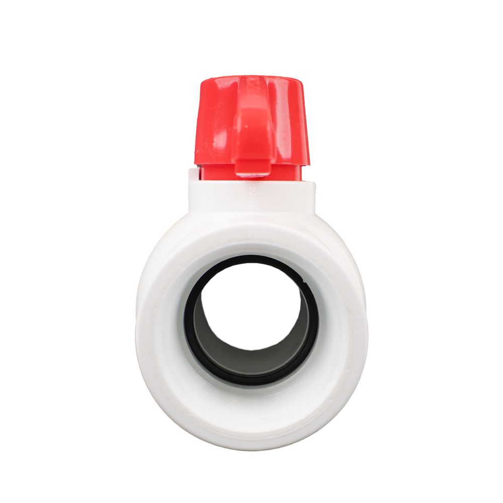Schedule 40 PVC Molded-In-Place Ball Valve 1-1/2" FIPS