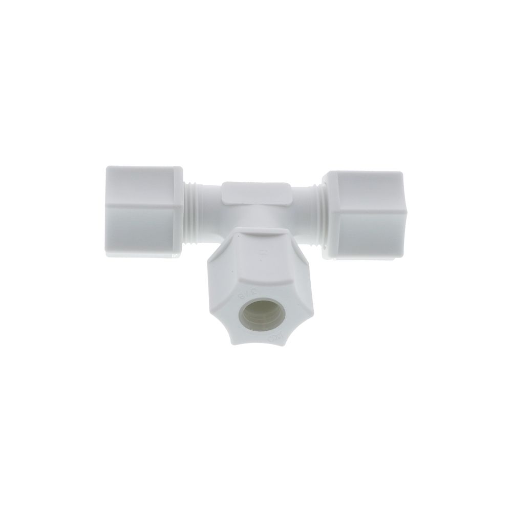 JACO 70-6-P-PG Polypropylene Union Tee 3/8 OD Tube x 3/8 OD Tube x 3/8 OD Tube