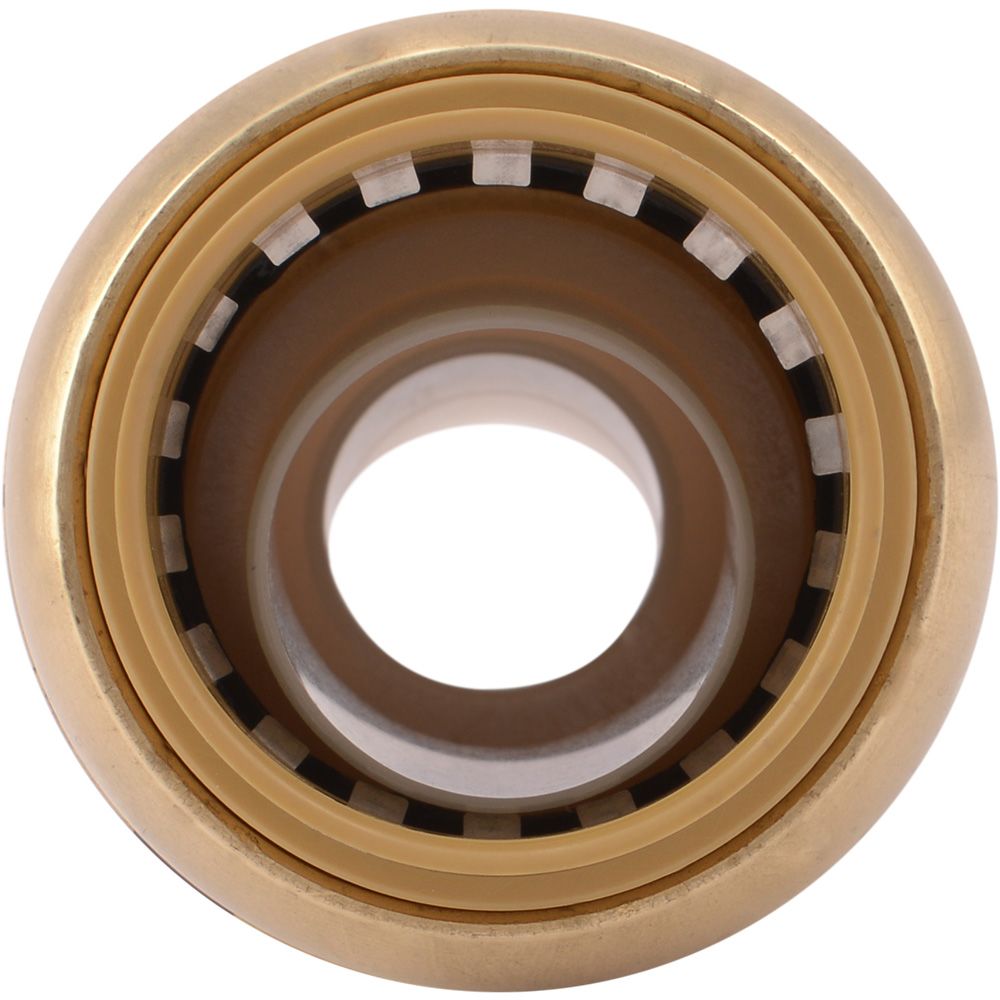SharkBite® U060LF Lead-Free Brass Push-to-Connect Reducer Coupling - 1" x 3/4"