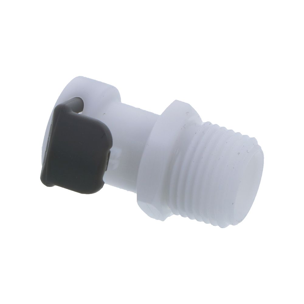 45700 NSF Valved Male Thread Coupling Body 3/8 NPT