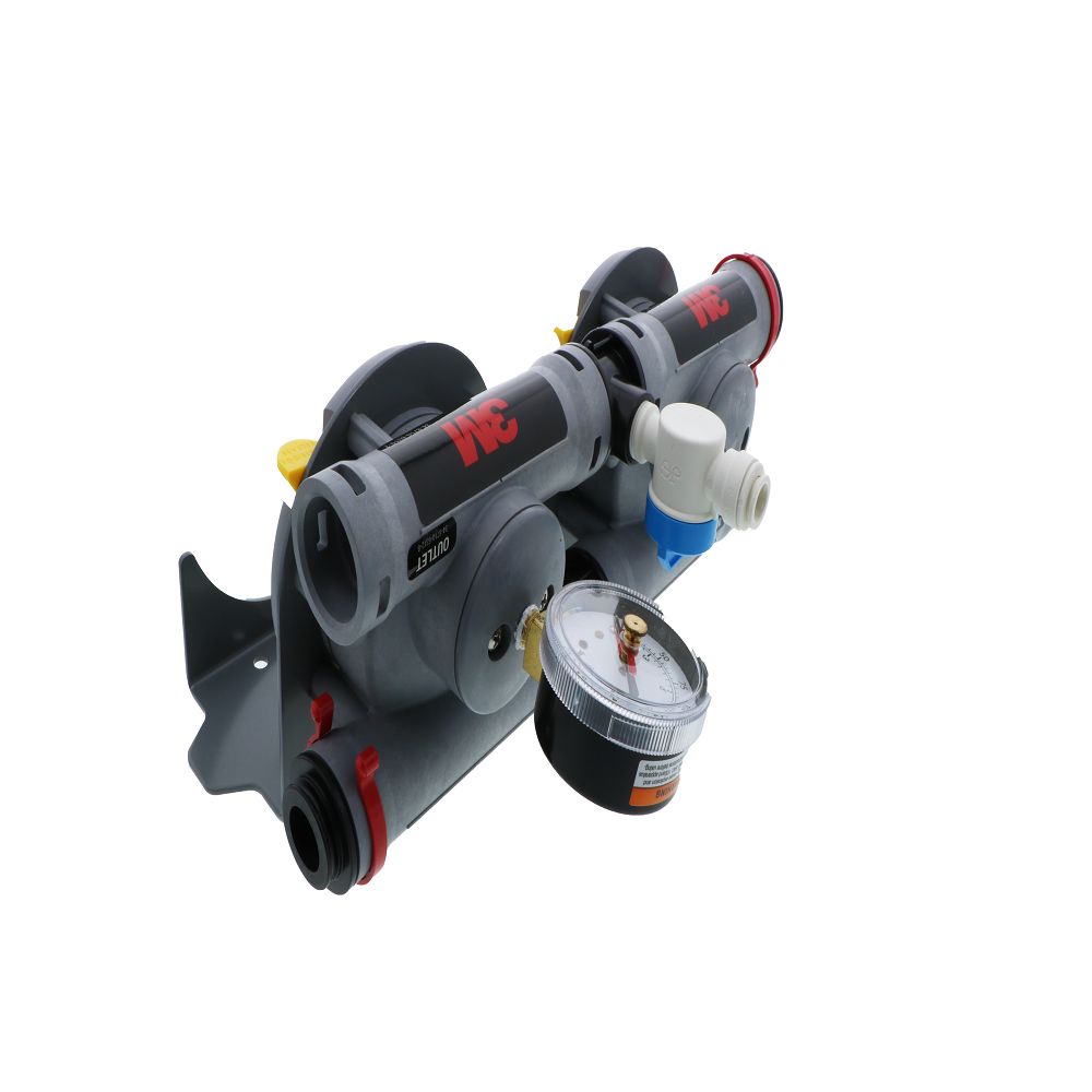 3M Water Filtration 3/4" MNPT, Dual Head, Parallel Flow
