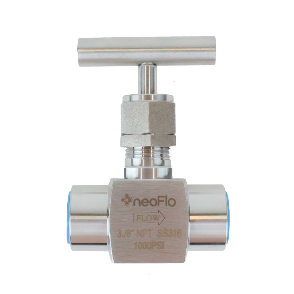 Panel Mount Needle Valve - 3/8" FNPT 316 SS