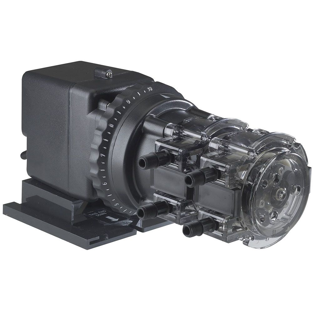 Stenner Double Head Adjustable Output Pump 0.3 - 6.0 GPD #1 Tube 120V