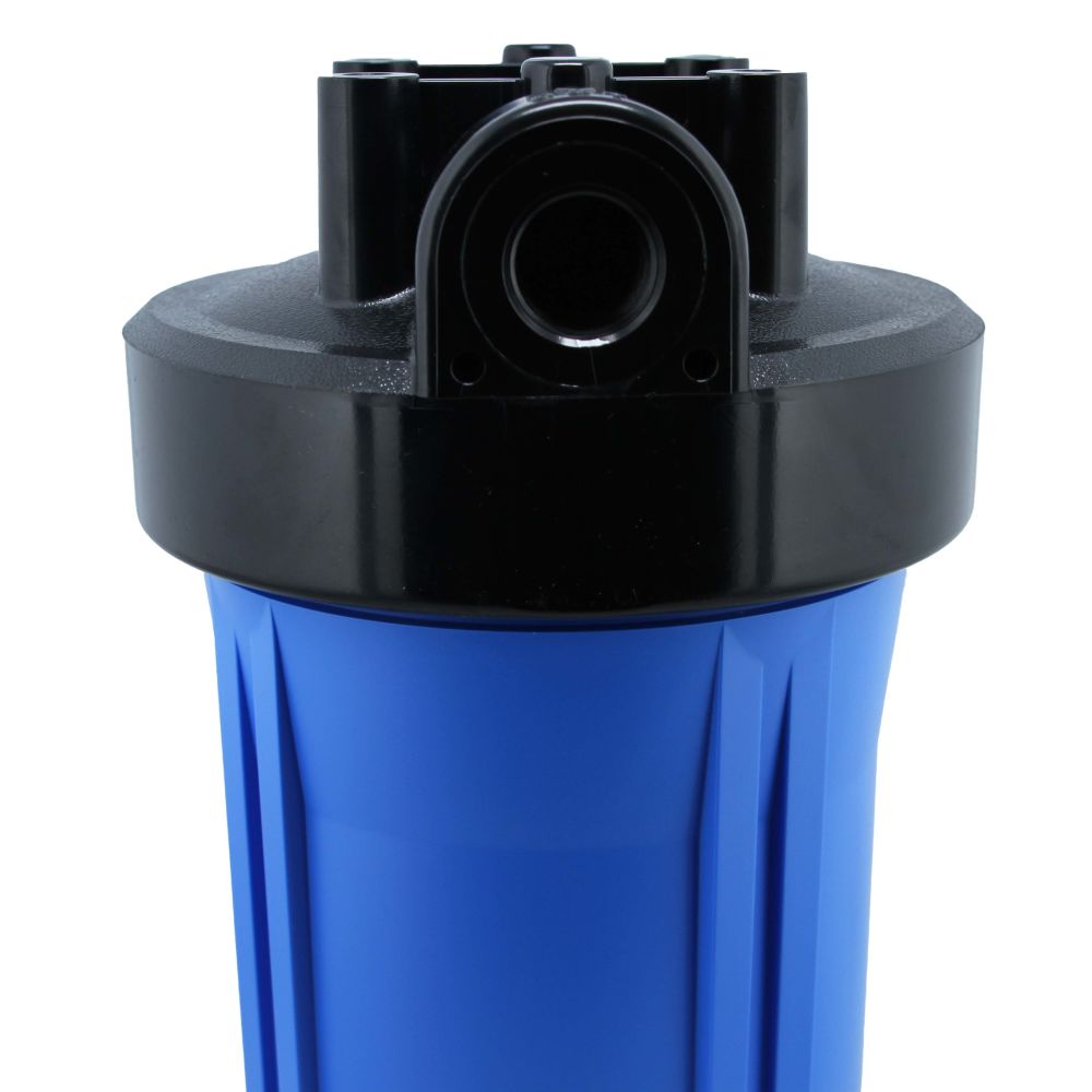 10" Neo-Pure Big Flow Filter Housing Blue Sump/Black Cap 1" without Pressure Relief