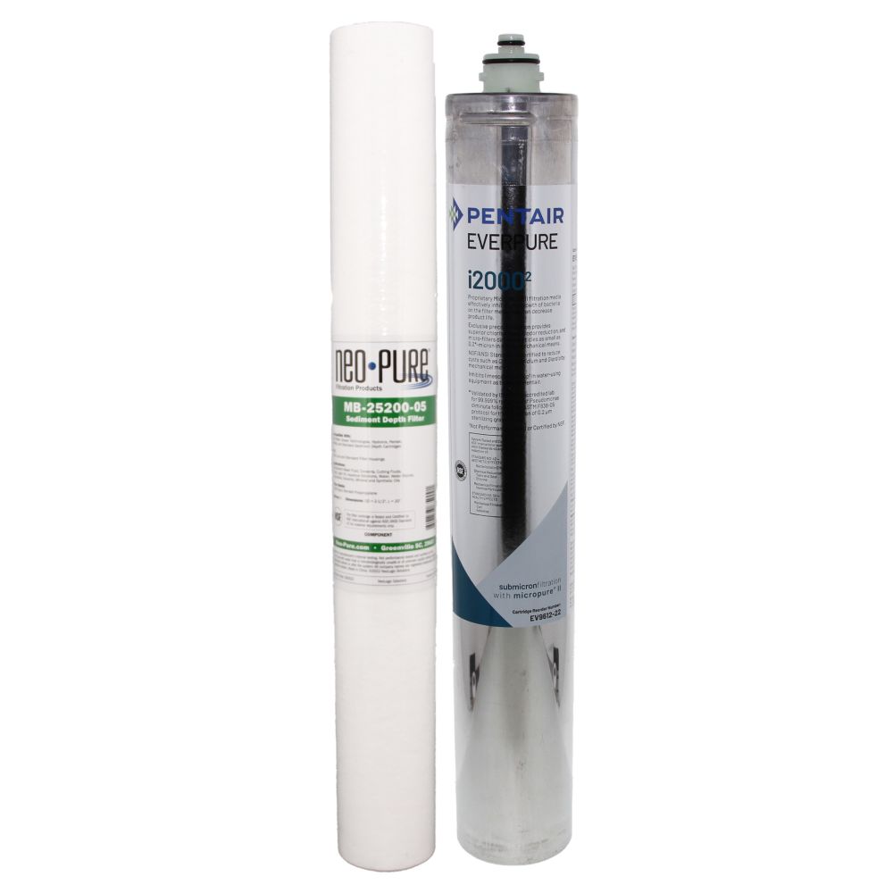 Everpure i2000 + Neo-Pure 20" EC210 Sediment Filters