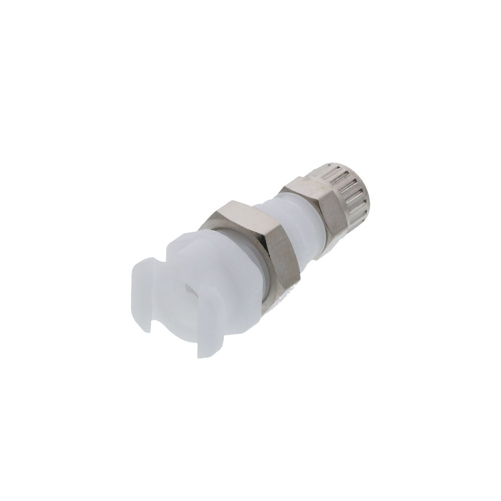 Multi-Mount Valved PTF Coupling Body - 1/4 PTF Acetal
