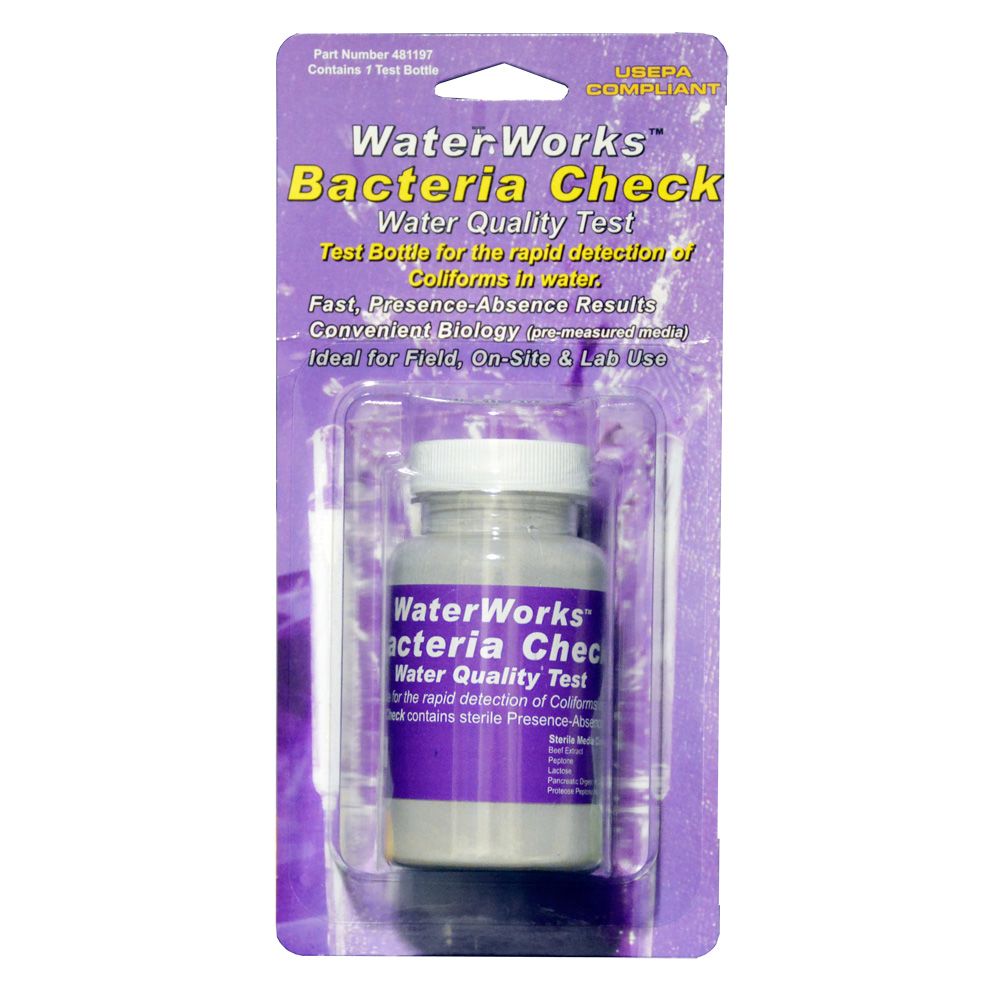 Waterworks 481197 Coliform Bacteria Check