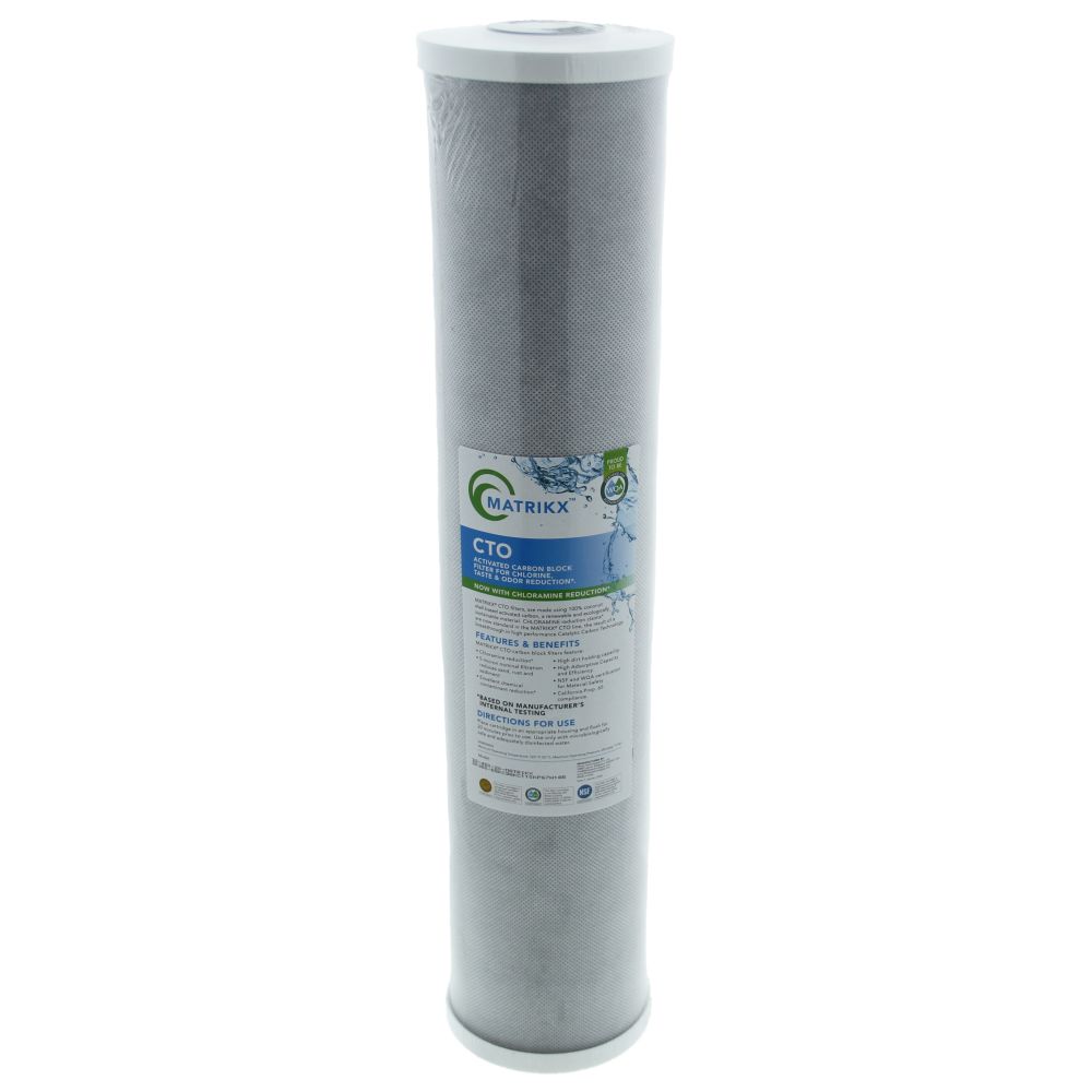 Filtrex Matrikx CTO 20" - 32-450-20-GREEN - BB Green Carbon Block Filter 5 mic