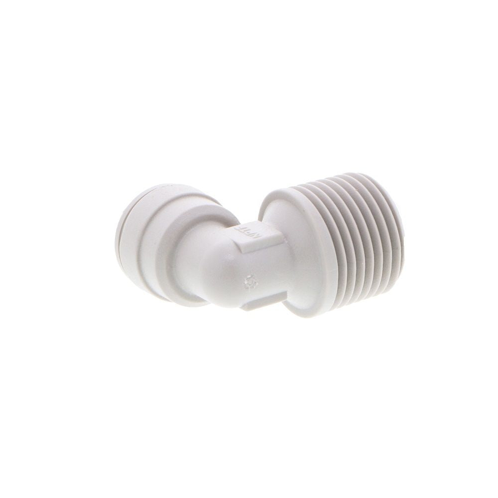 John Guest Fixed Elbow NPTF - 1/4 x 3/8 NPTF