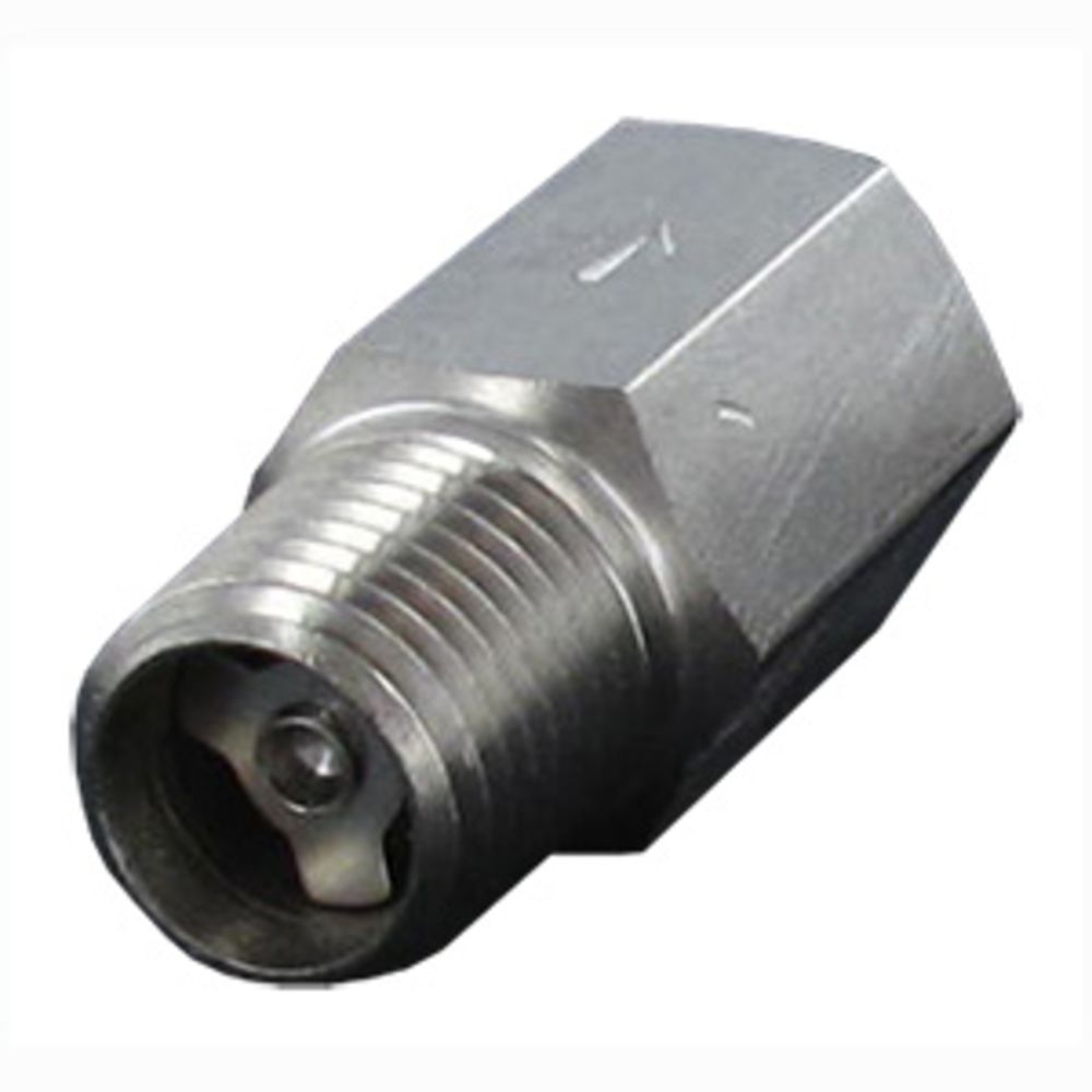 Inline Stainless Steel Check Valve - 1/4" MPT Inlet x 1/4" FPT Outlet