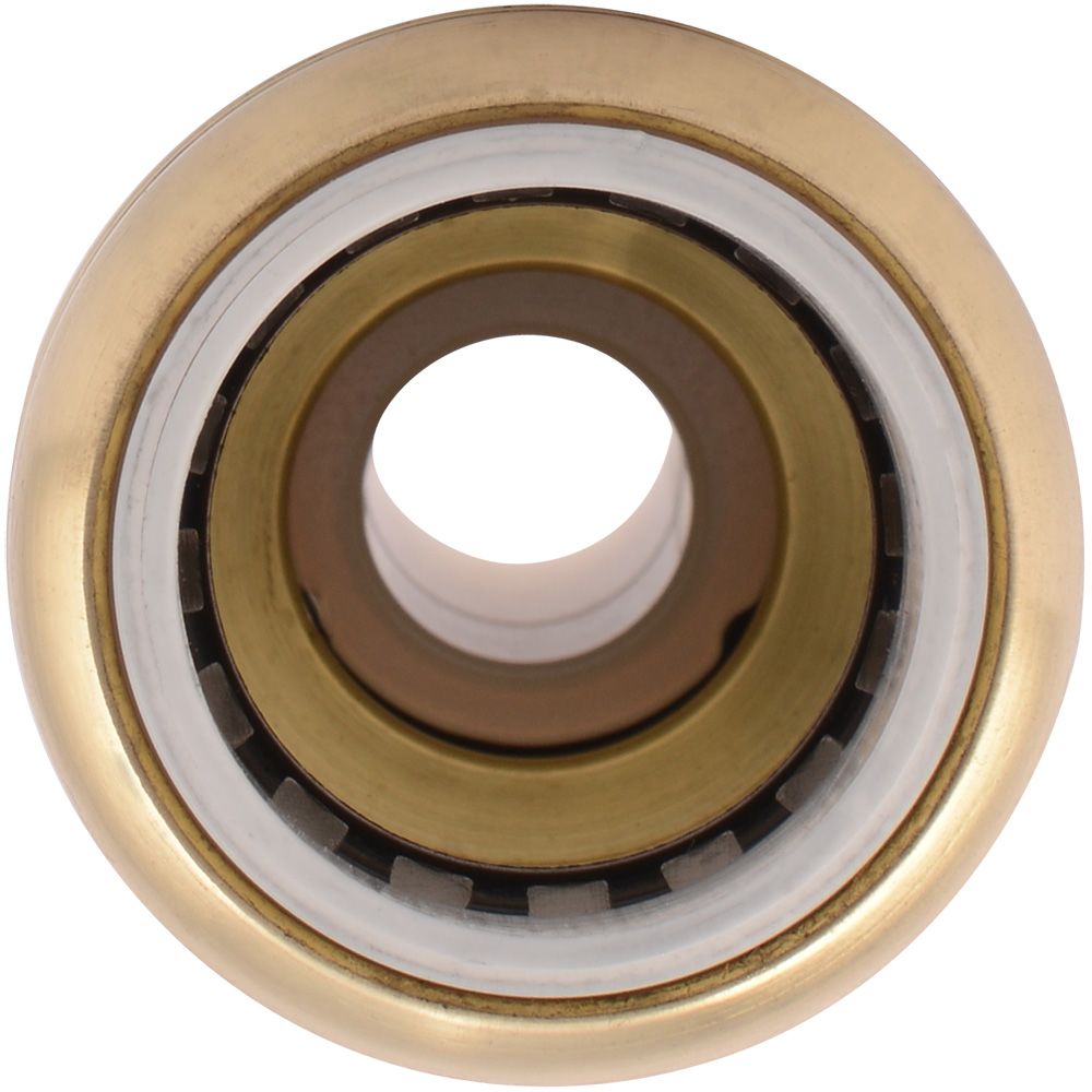 SharkBite® UIP4008 Push-to-Connect Brass PVC Transition Coupling - 1/2" PVC x 1/2" CTS