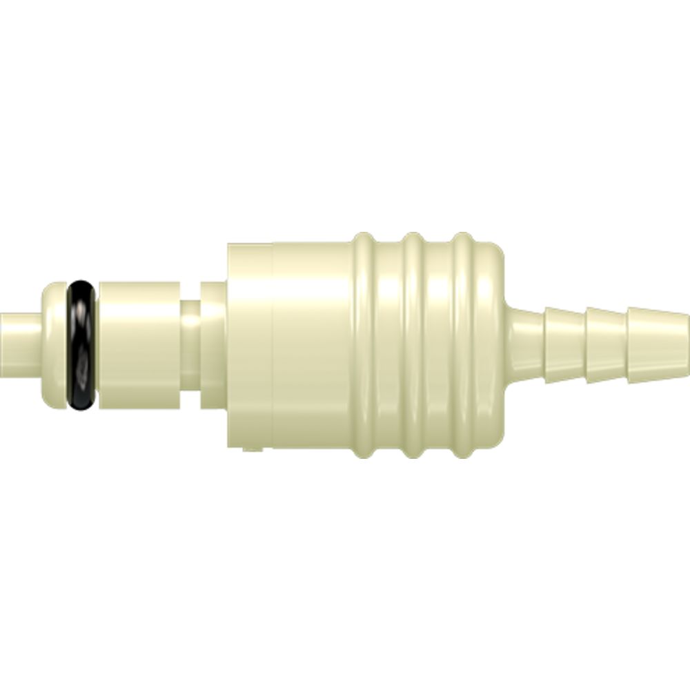 LinkTech 20PPV Inline Plug, Valved, 1/8" HB Almond Color