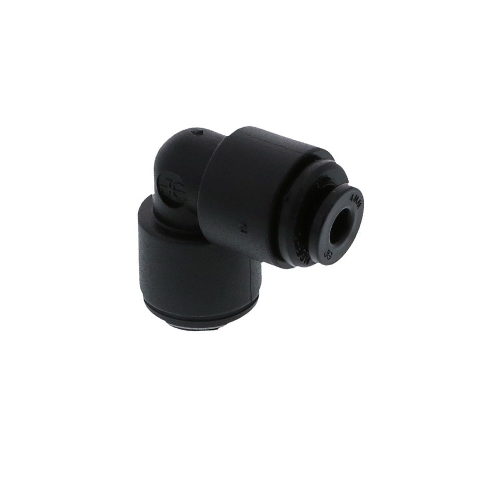 John Guest Reducing Union Elbow BLACK ACETAL - 6mm x 4mm
