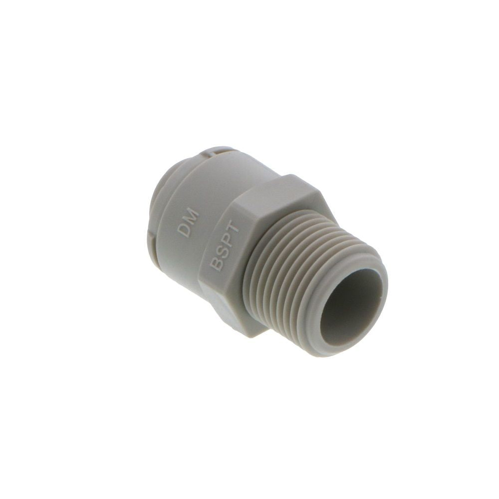 DMfit Straight BSPT Male - 3/8" Push-in x 3/8" BSPT