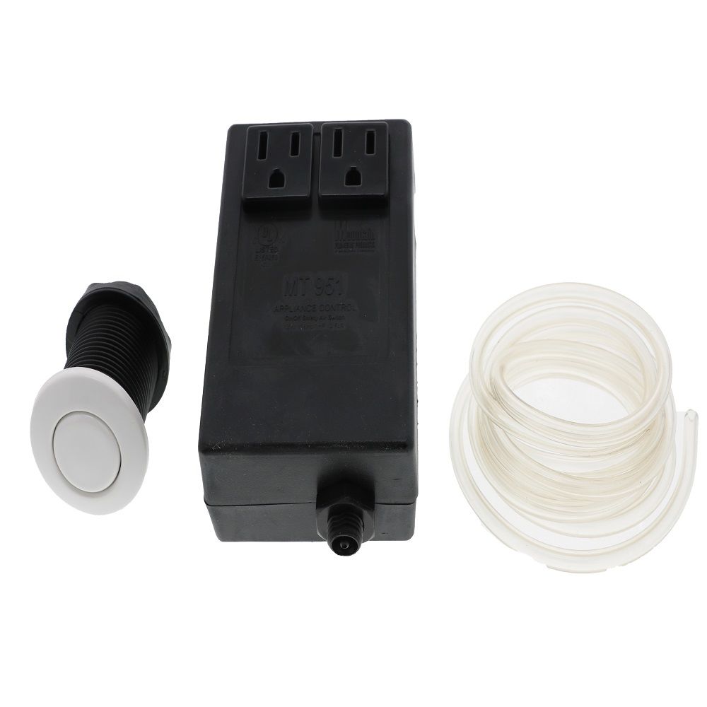 Mountain Plumbing MT951 Round Classic Touch Waste Disposer Air Switch