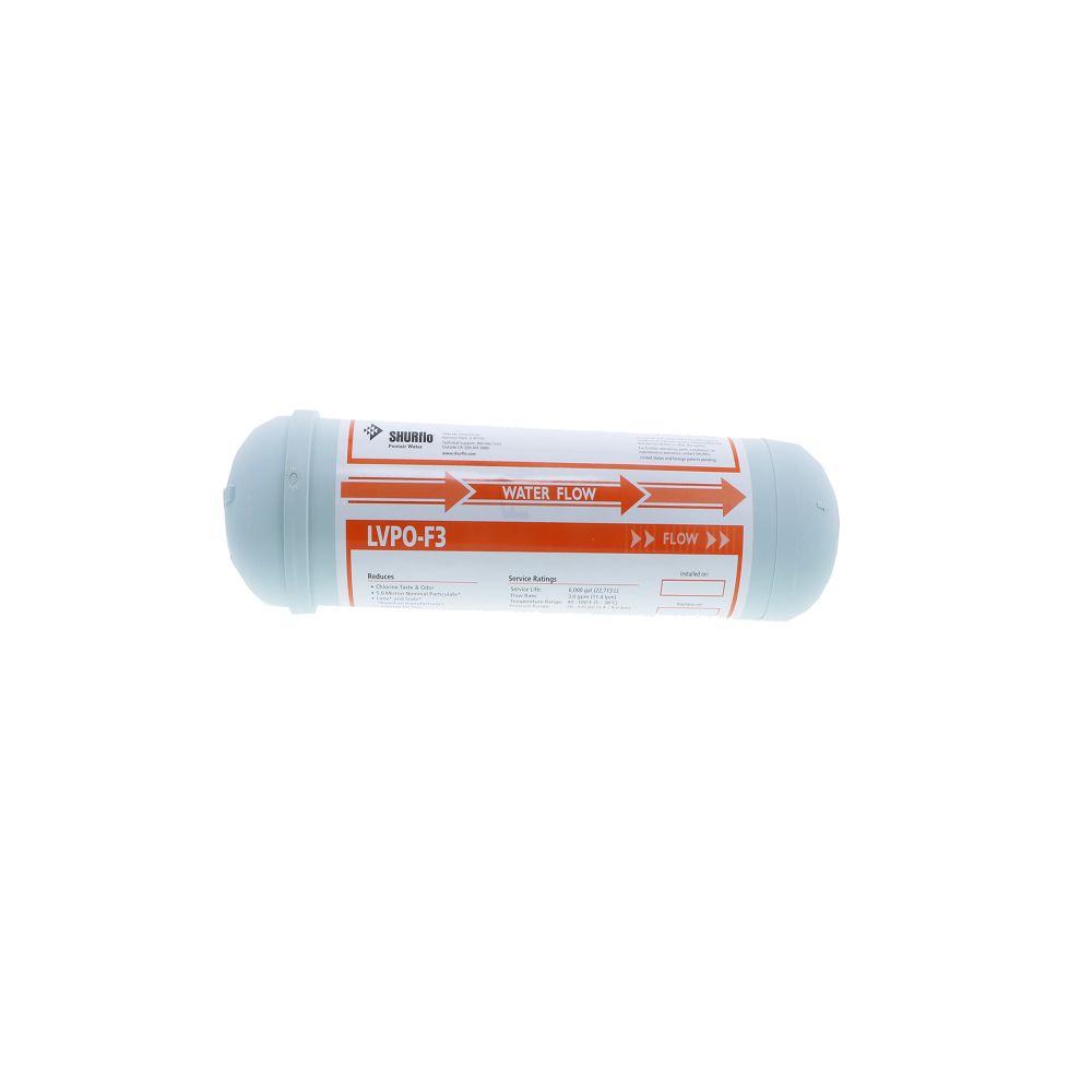SHURflo LVPO-F3 5.0 Micron Inline Carbon Block Replacement Cartridge