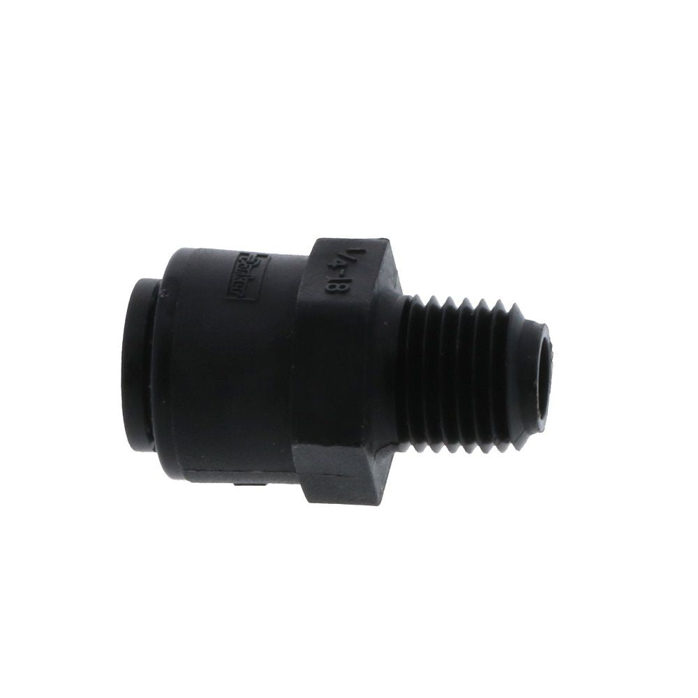 Kynar PVDF Check Valve 3/8 x 1/4 MNPT - 0.5 psi Crack Pressure