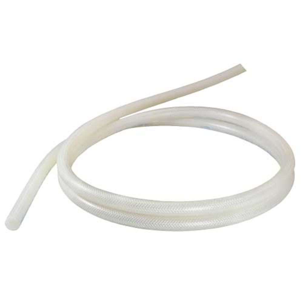 Silbrade Braid Reinforced Silicone Tubing 3/16 ID x .447 OD x 1'