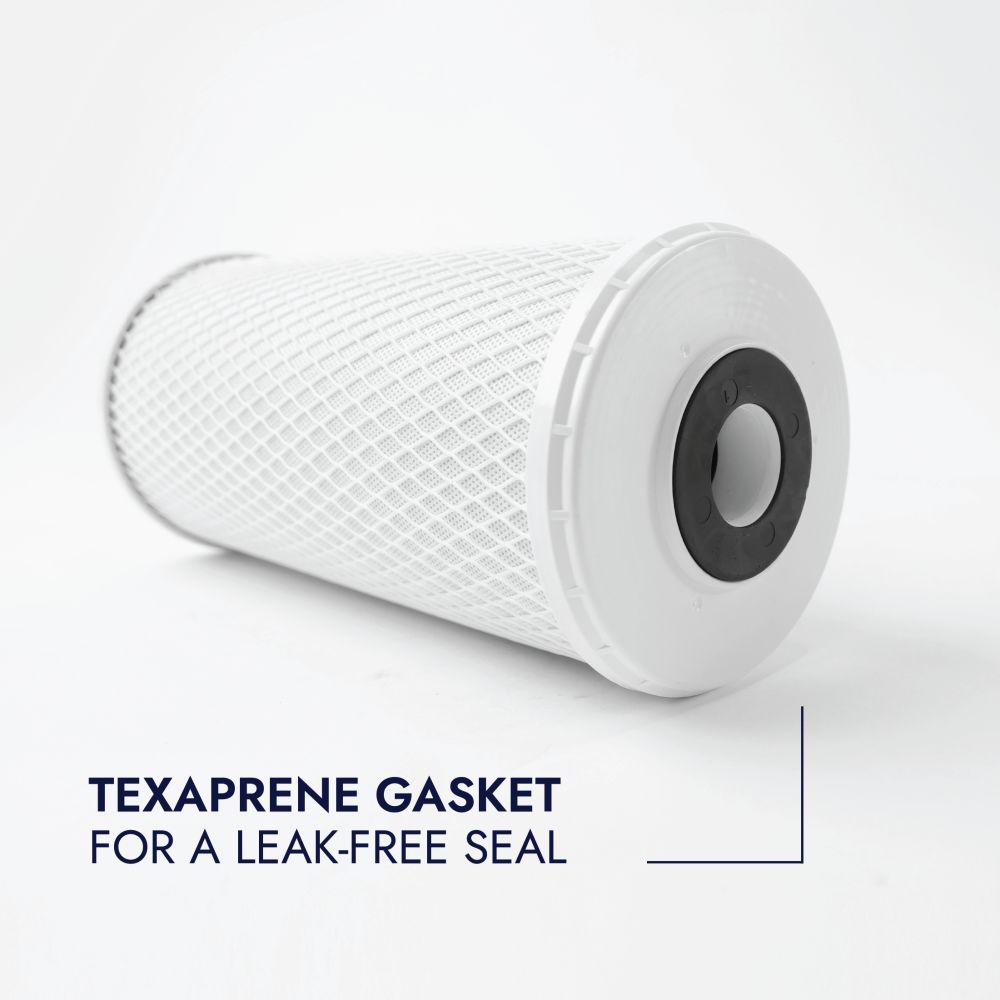 Neo-Pure CTO1-4510 9-7/8" x 4-1/2" Coconut Shell Carbon Block Filter 5 micron