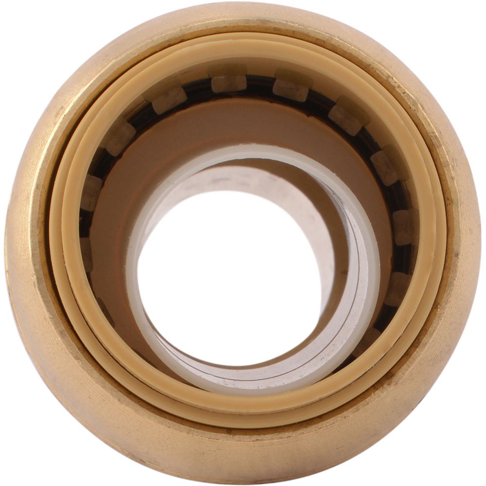 SharkBite® U138LF Lead-Free Brass Push-to-Connect Male Adapter - 3/4" x 1/2" MPT Bullnose