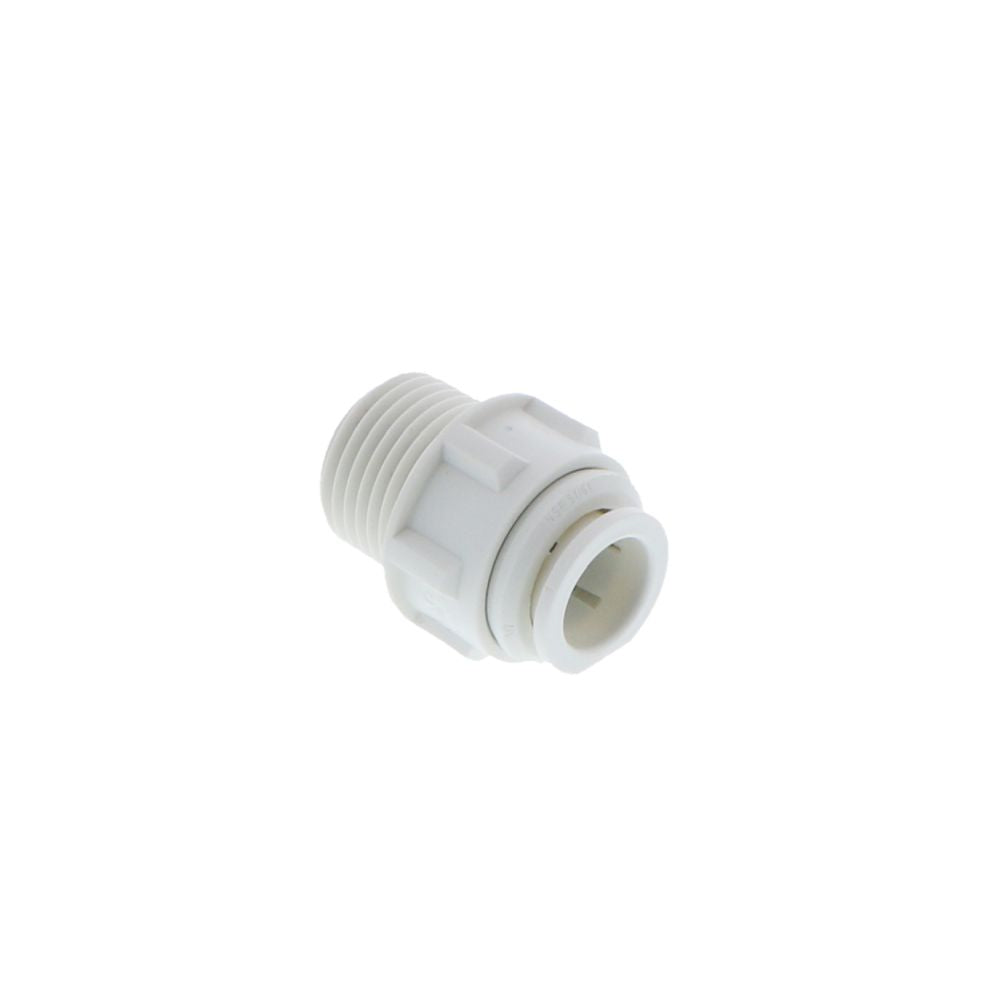 John Guest Male Connector NPTF Polypro - 1/2 x 1/2 NPTF