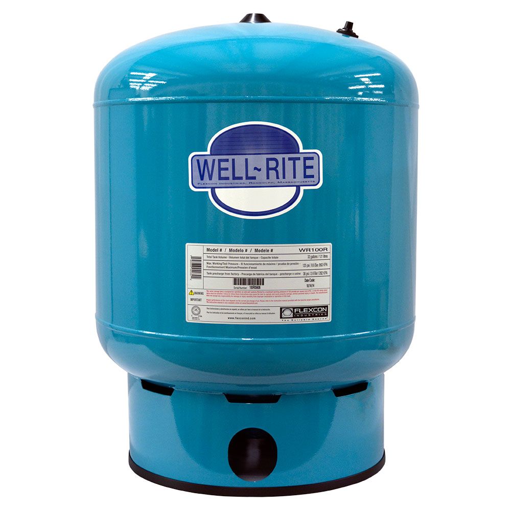 Well-Rite WR-140 Well Pressure Tank 44 Gallon Steel