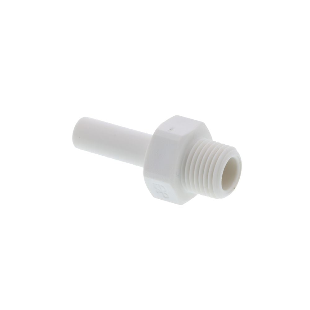 John Guest Stem Adapter Polypro - 1/4 x 1/8 NPTF