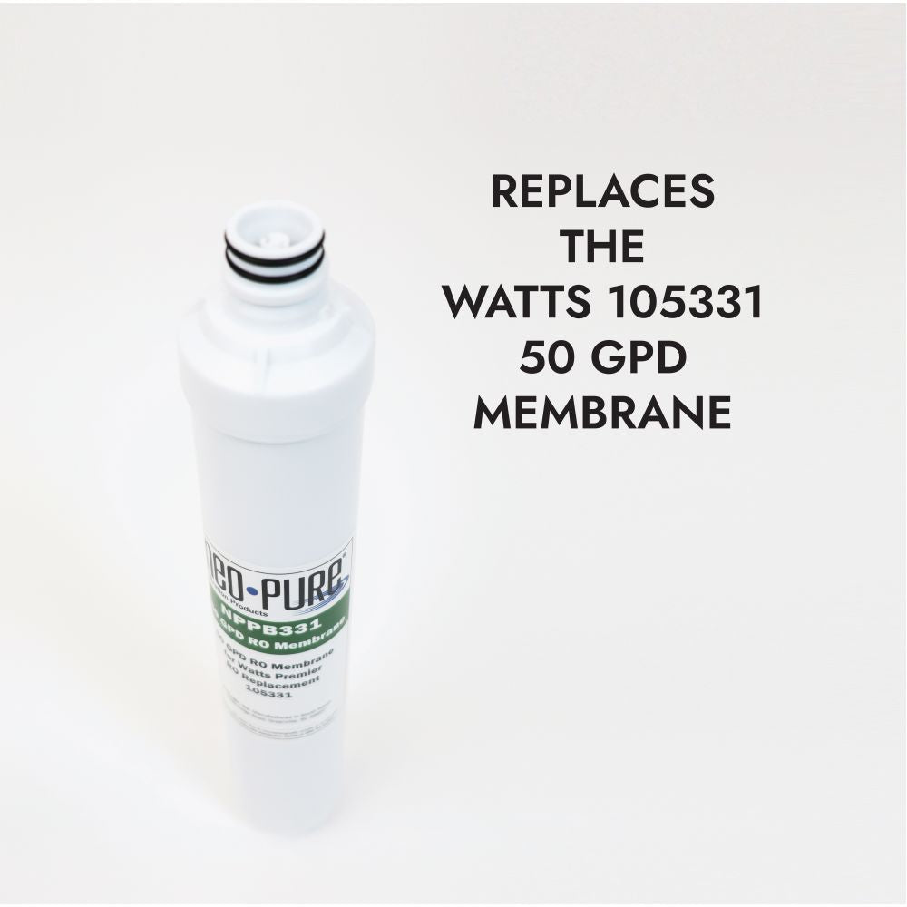 Neo-Pure RO-Pure Membrane Filter 50 gpd Replaces Watts Premier 105331