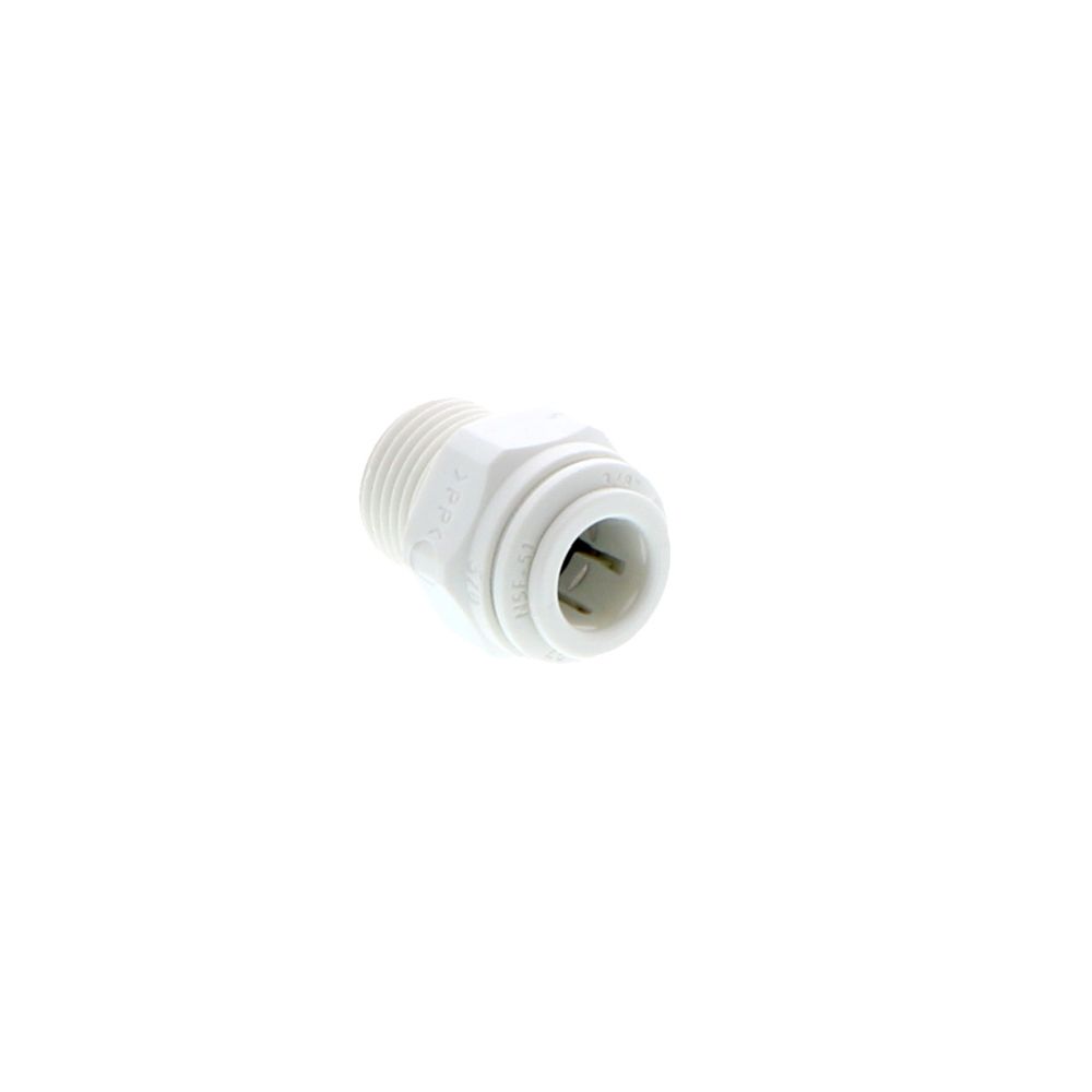 John Guest Male Connector NPTF Polypro - 3/8 x 3/8 NPTF