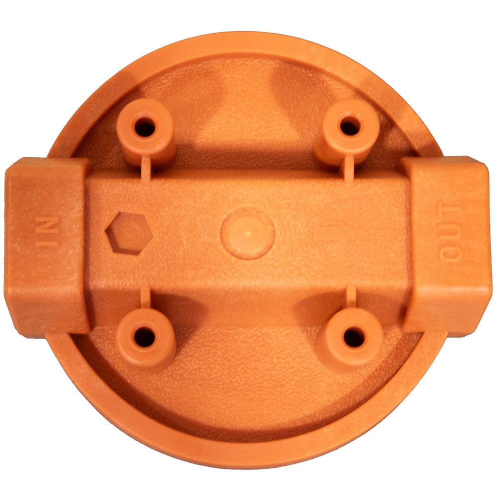 NeoPure 20" Standard Rib Cap High Temp Housing NSF Red Cap/Red Sump no PR - 3/4"