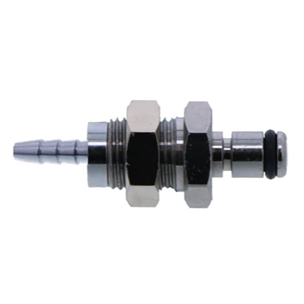 MC4202 Panel Mount Hose Barb Coupling Insert 1/8 ID Barb