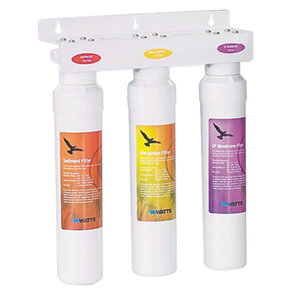 Watts Kwik-Change 3 Stage Drinking Water System w/ Hollow Fiber UF Membrane