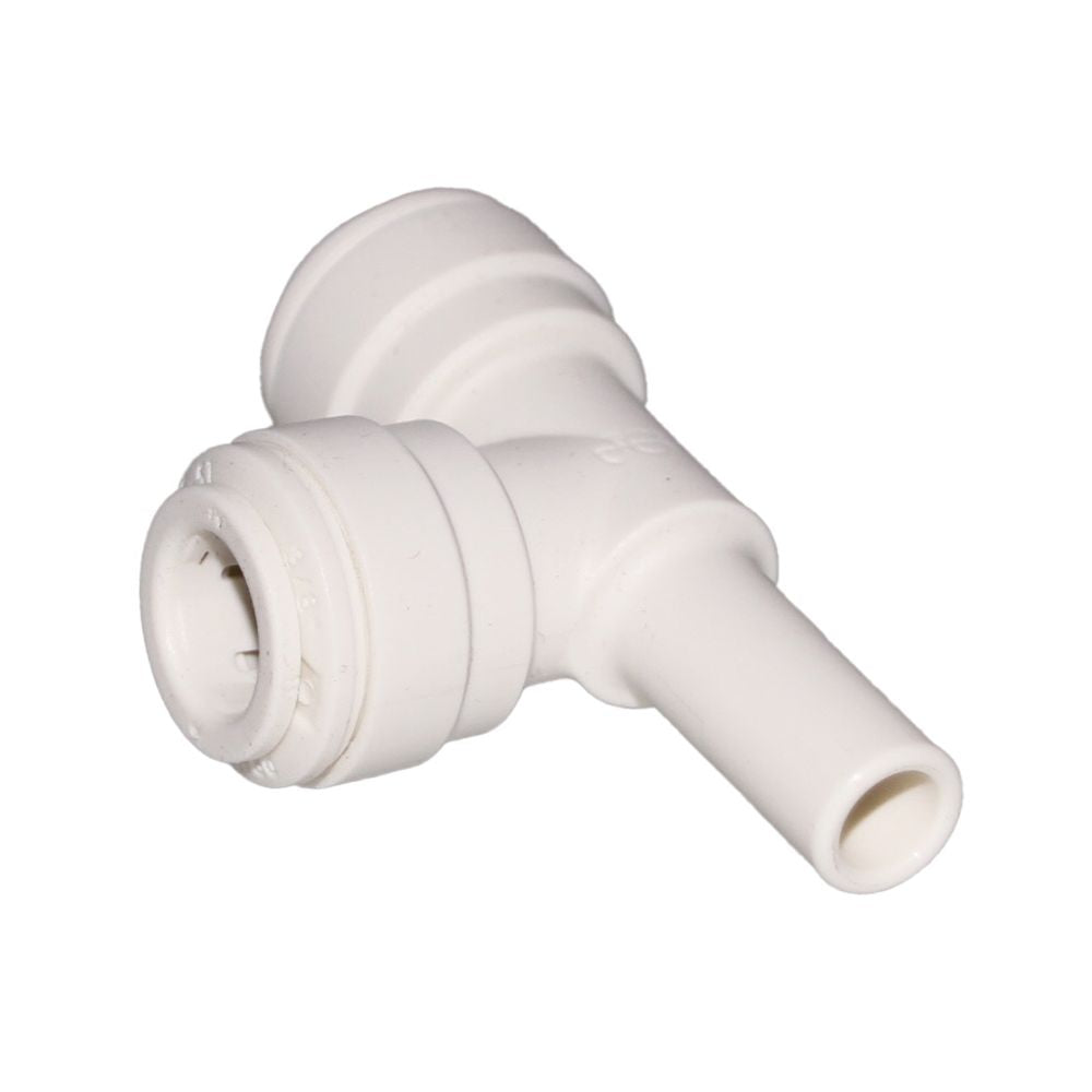 John Guest Stackable Stem Tee Polypro - 3/8 OD Stem x 3/8 x 3/8