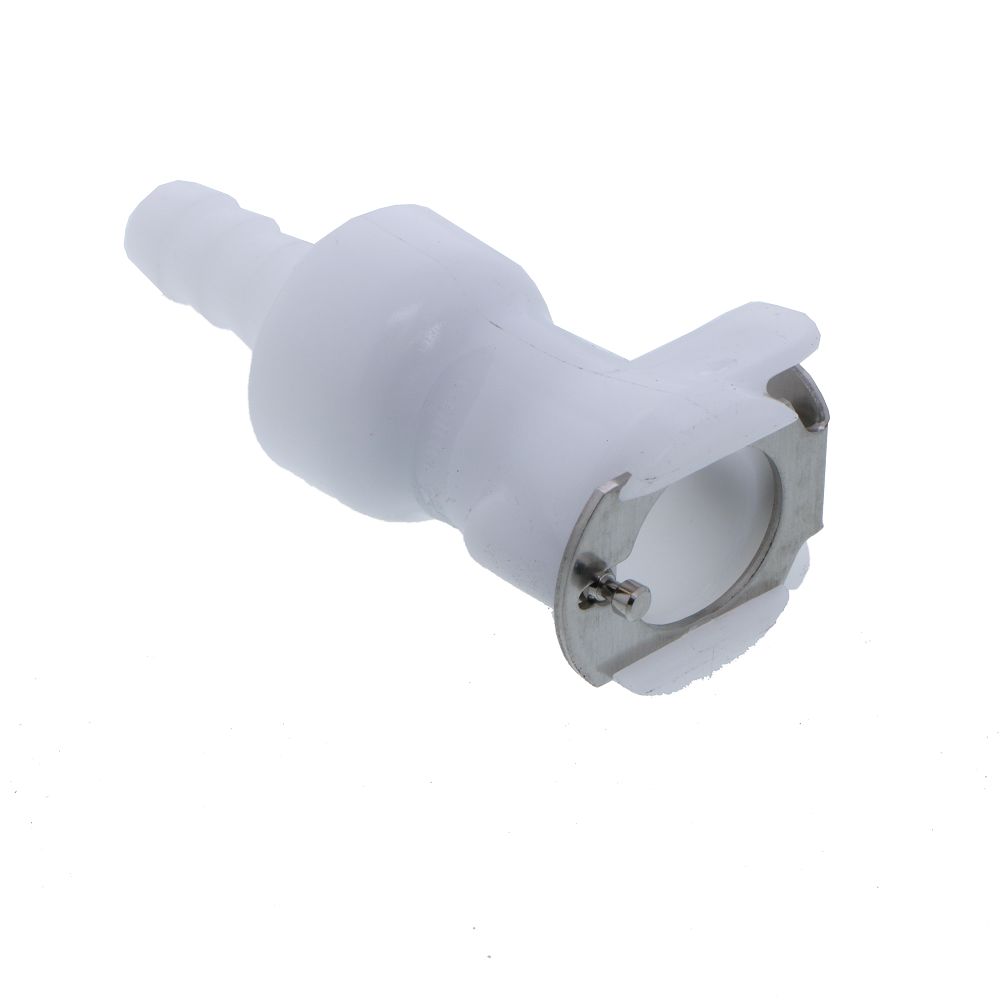 PLCD17004 NSF Valved In-Line Hose Barb Coupling Body 1/4 ID Barb