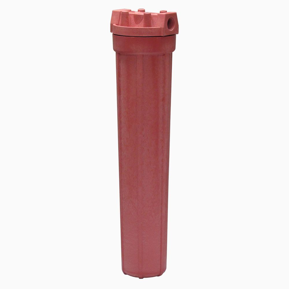 Watts Flowmatic HD8000HT34 20" Standard High Temp Housing 3/4" Red