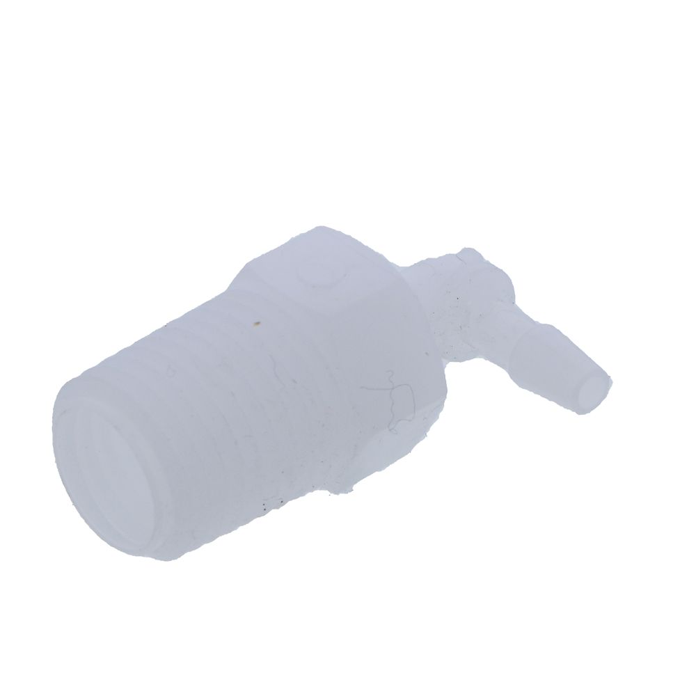 Male Barb Elbow Natural Polyethylene HDPE - 1/4-18 NPT x 1/8 ID